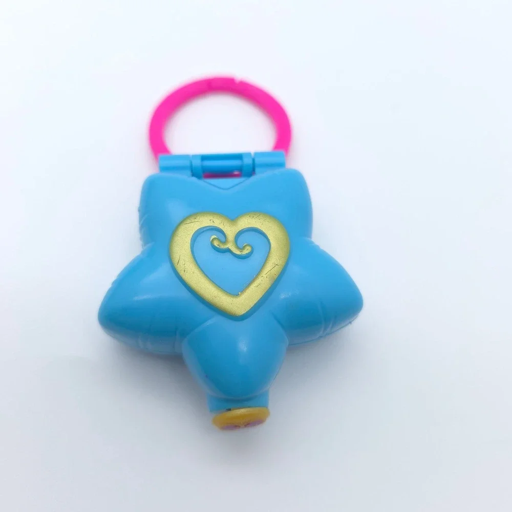 Polly Pocket Tiny Pocket Star Mermaid Mini Toy Mattel Blue Nostalgia 1990s Style